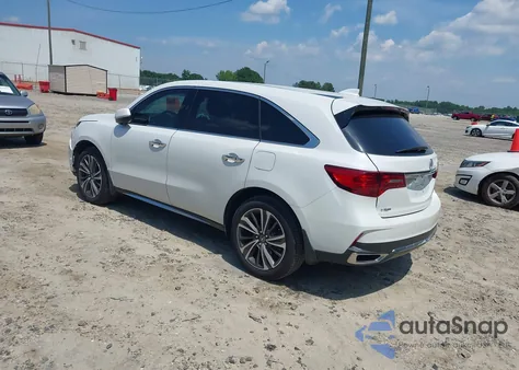2020 Acura Mdx Technology Package z USA, uszkodzony, nr VIN 5J8YD3H55LL013646
